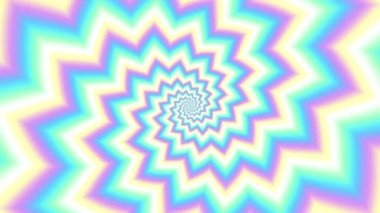 Devamlı dönen fütüristik spiral. Kusursuz döngü görüntüsü. Soyut sarmal.