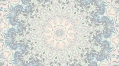 Art Nouvoe tarzında süs vintage mozaik sanat daire dönüştürme. Sorunsuz döngü görüntüleri.