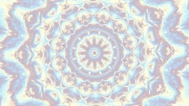 Art Nouvoe tarzında süs vintage mozaik sanat daire dönüştürme. Sorunsuz döngü görüntüleri.