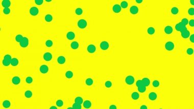 Yeşil ekran polka nokta rasgele soyut arka plan doldurmak.