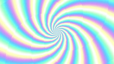 Devamlı dönen fütüristik spiral. Kusursuz döngü görüntüsü. Soyut sarmal.
