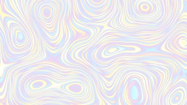 Bewegte Willkürlich Gewellte Textur Psychedelisch Animierter Hintergrund Looping Aufnahmen — Stockvideo