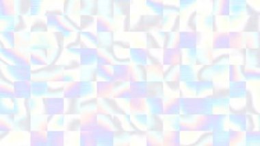 Sorunsuz döngü soyut hareket arka plan. Holografik renkler animasyonlu arka plan.