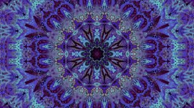 Art Nouvoe tarzında süs vintage mozaik sanat daire dönüştürme. Sorunsuz döngü görüntüleri.