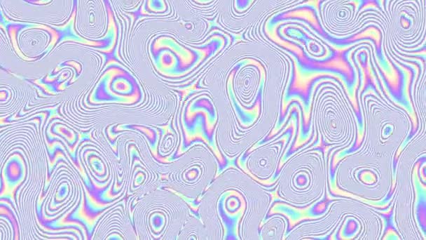 Bewegte Willkürlich Gewellte Textur Psychedelisch Animierter Hintergrund Looping Aufnahmen — Stockvideo