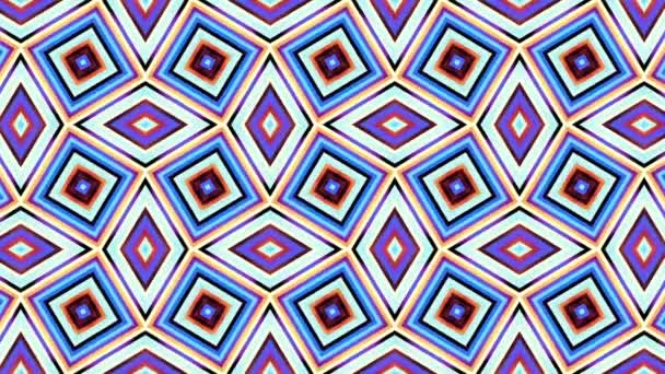 Абстрактный Геометрический Анимированный Фон Циклические Кадры — стоковое видео