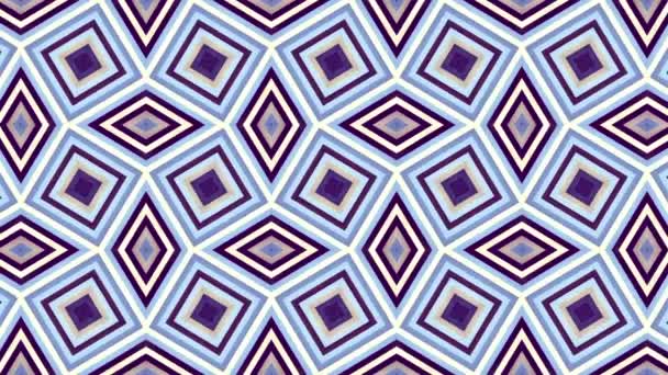 Fond animé géométrique abstrait. Enregistrement en boucle .