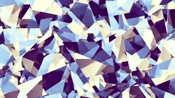 Абстрактний Геометричний Анімований Фон Циклічні Кадри — стокове відео