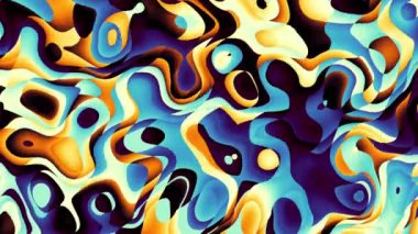 Rastgele dalgalı dokuyu hareket ettiriyorum. Psychedelic animasyonlu arka plan. Döngü görüntüleri.