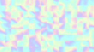 Sorunsuz döngü soyut hareket arka plan. Holografik renkler animasyonlu arka plan.