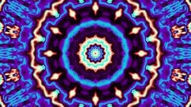 İplik soyut Sihir Birliği. Ezoterik kozmik mandala. Döngü görüntüleri.