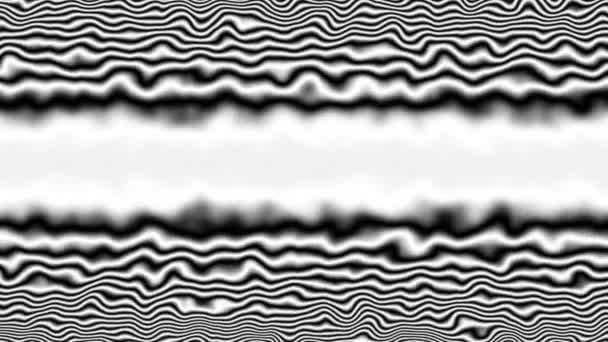Bewegende Willekeurige Golvende Textuur Psychedelische Geanimeerde Achtergrond Beeldmateriaal Herhalen — Stockvideo