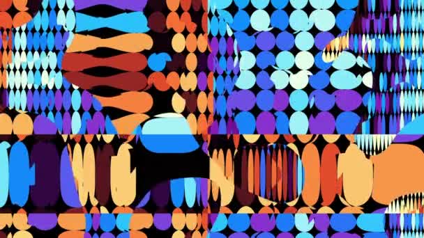 Abstrakt Geometrisk Animerad Bakgrund Looping Footage — Stockvideo