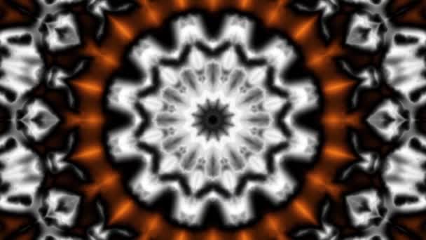 Girando Círculo Mágico Abstracto Mandala Cósmico Esotérico Grabaciones Bucle — Vídeos de Stock