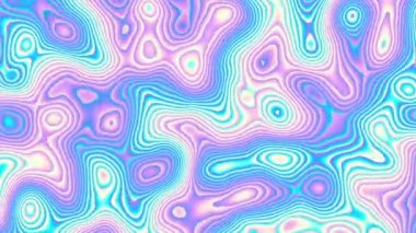 Rastgele dalgalı dokuyu hareket ettiriyorum. Psychedelic animasyonlu arka plan. Döngü görüntüleri.