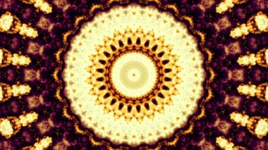İplik soyut Sihir Birliği. Ezoterik kozmik mandala. Döngü görüntüleri.