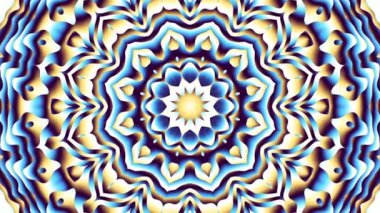 İplik soyut Sihir Birliği. Ezoterik kozmik mandala. Döngü görüntüleri.
