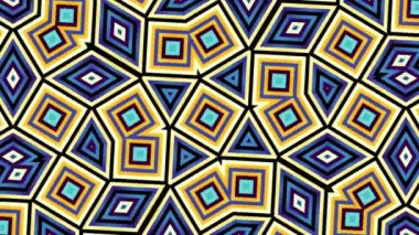 Soyut geometrik animasyonlu arka plan. Döngü görüntüleri.