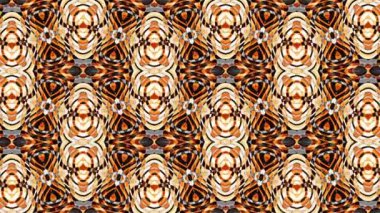 Simetrik soyut psikedelik desen. Psikedelik hippi tarzında soyut görüntüler. Görüntüleri döndür.