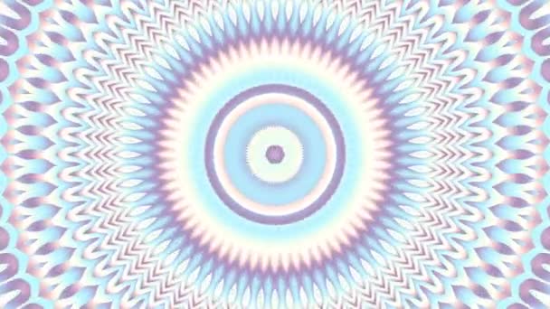 回転する抽象的な魔法円 難解な宇宙曼荼羅 ループ映像 — ストック動画