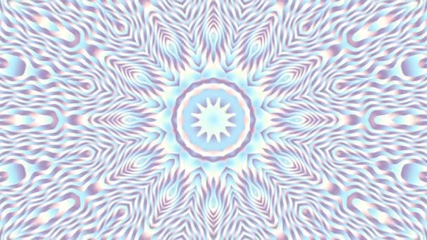 Girando Círculo Mágico Abstrato Mandala Cósmica Esotérica Imagens Loop — Vídeo de Stock