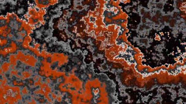 Fond Abstrait Avec Codec Artefacts Grunge Imitation Une Vidéo Datamoshing — Video