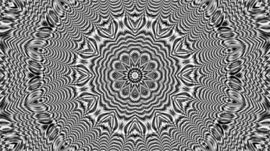 İplik soyut Sihir Birliği. Ezoterik kozmik mandala. Döngü görüntüleri.