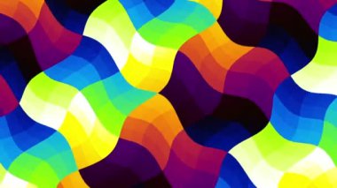 Rastgele dalgalı dokuyu hareket ettiriyorum. Psychedelic animasyonlu arka plan. Döngü görüntüleri.