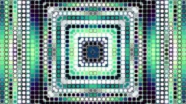 Soyut geometrik arka plan. Polka nokta deseni. Animasyonlu döngü görüntüleri.