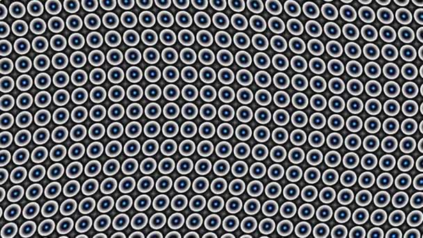 Abstrakter Geometrischer Hintergrund Polka Dot Pattern Animiertes Looping Material — Stockvideo