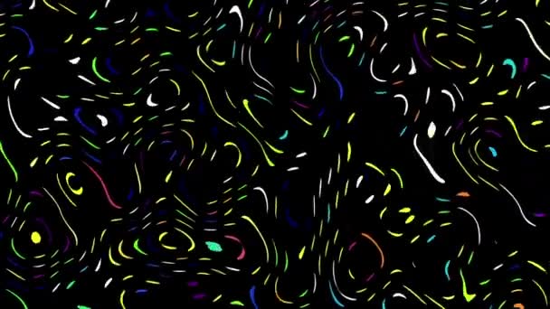 Soyut Geometrik Arka Plan Polka Nokta Deseni Animasyonlu Döngü Görüntüleri — Stok video