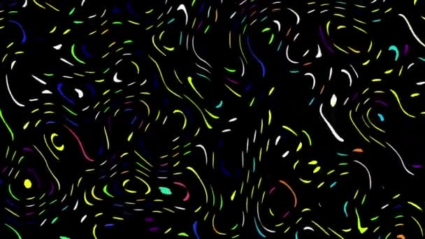 Fundo Geométrico Abstrato Padrão Ponto Polka Imagens Looping Animado — Vídeo de Stock