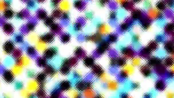 Абстрактный Геометрический Фон Polka Dot Pattern Animated Looping Footage — стоковое видео