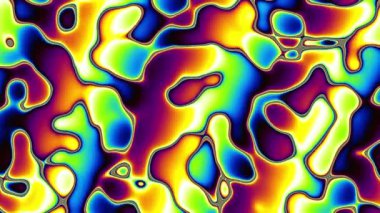 Rastgele dalgalı dokuyu hareket ettiriyorum. Psychedelic animasyonlu arka plan. Döngü görüntüleri.