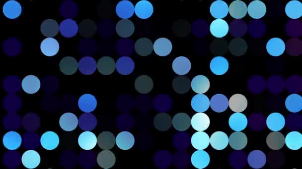 Abstrakter Geometrischer Hintergrund Polka Dot Pattern Animiertes Looping Material — Stockvideo