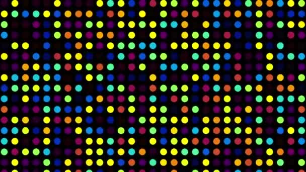 Abstract Geometric Background Polka Dot Pattern Animated Looping Footage — Stock Video