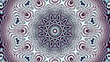 İplik soyut Sihir Birliği. Ezoterik kozmik mandala. Döngü görüntüleri.