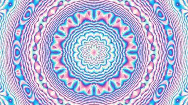 İplik soyut Sihir Birliği. Ezoterik kozmik mandala. Döngü görüntüleri.