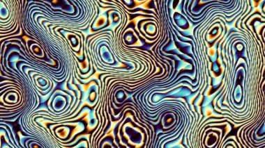 Rastgele dalgalı dokuyu hareket ettiriyorum. Psychedelic animasyonlu arka plan. Döngü görüntüleri.