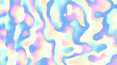 Rastgele dalgalı dokular. Psikedelik animasyon arka planı. Soyut kıvrımlı şekilleri dönüştür. Görüntü döngüsü.