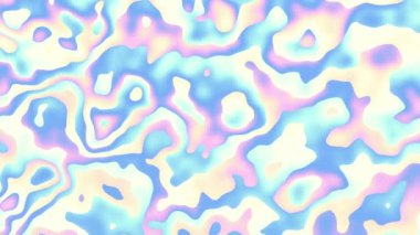 Rastgele dalgalı dokular. Psikedelik animasyon arka planı. Soyut kıvrımlı şekilleri dönüştür. Görüntü döngüsü.