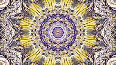 İplik soyut Sihir Birliği. Ezoterik kozmik mandala. Döngü görüntüleri.