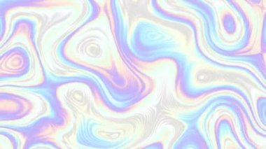 Rastgele dalgalı dokular. Psikedelik animasyon arka planı. Soyut kıvrımlı şekilleri dönüştür. Görüntü döngüsü.