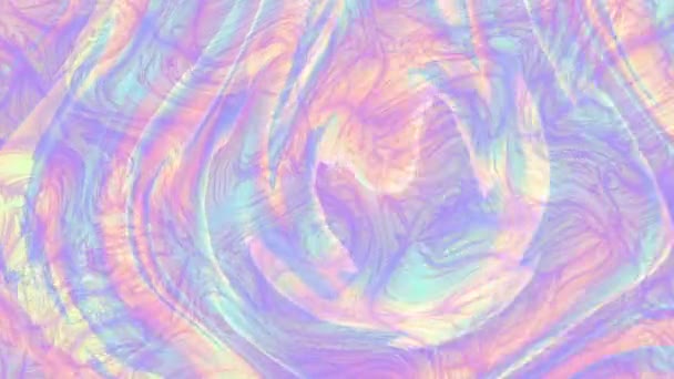 Moving Random Wavy Texture Psychedelic Animated Background Transform Abstract Curved — Stock Video