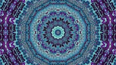 Art Nouvoe tarzında süs vintage mozaik sanat daire dönüştürme. Sorunsuz döngü görüntüleri.