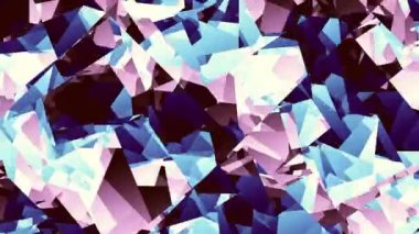 Soyut geometrik görüntüleri hareket ettiri. Fütüristik kısa arka plan.