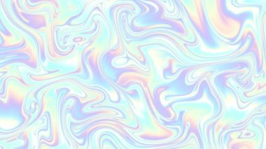 Rastgele dalgalı dokular. Psikedelik animasyon arka planı. Soyut kıvrımlı şekilleri dönüştür. Görüntü döngüsü.
