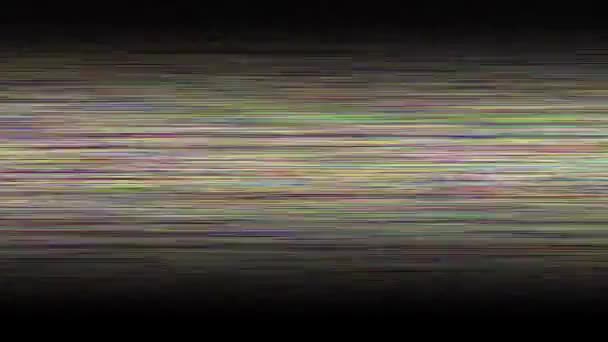 Abstract Fast Flickering Texture Noise Artifacts Codec Looping Video Interference — Stock Video