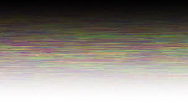 Tekstur Berkedip Cepat Abstrak Dengan Kodek Artefak Kebisingan Memutar Rekaman — Stok Video