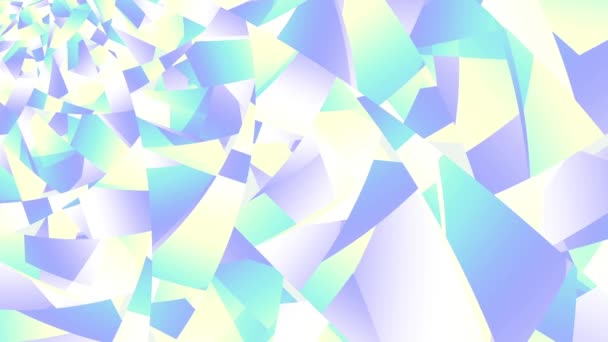 Des séquences géométriques abstraites mouvantes. Fond court futuriste .